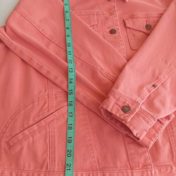 Colorful Denim Jacket Distressed - Picture 8 of 9